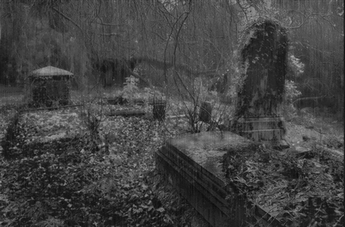 Gif animé gothique tombes